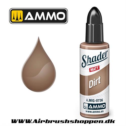 AMIG 0736  DIRT - SHADER MATT - 10 ML